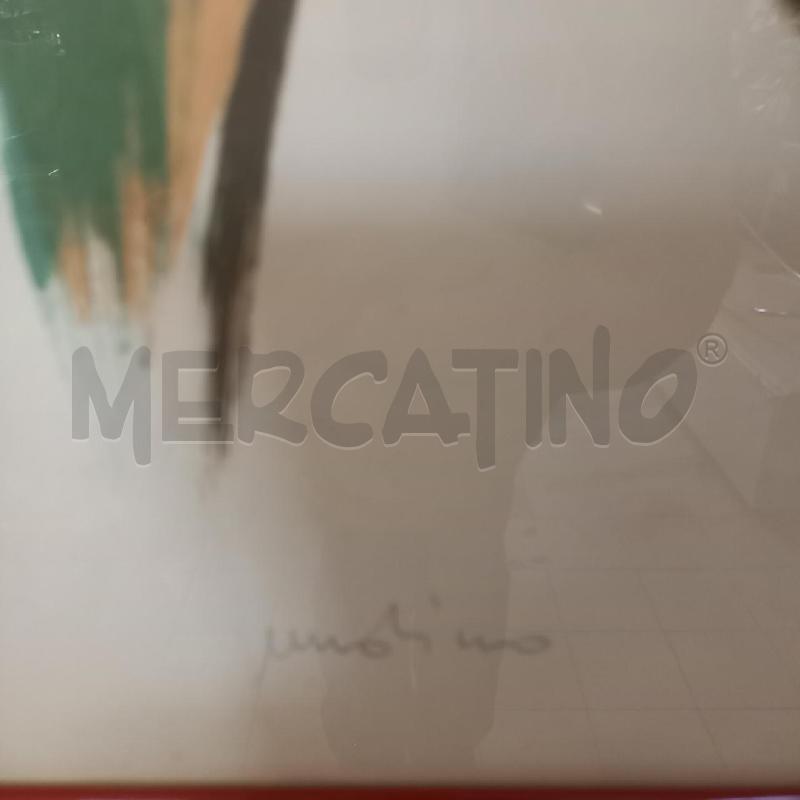 QUADRO DONNA CON MAZZO FIORI | Mercatino dell'Usato Bologna 4