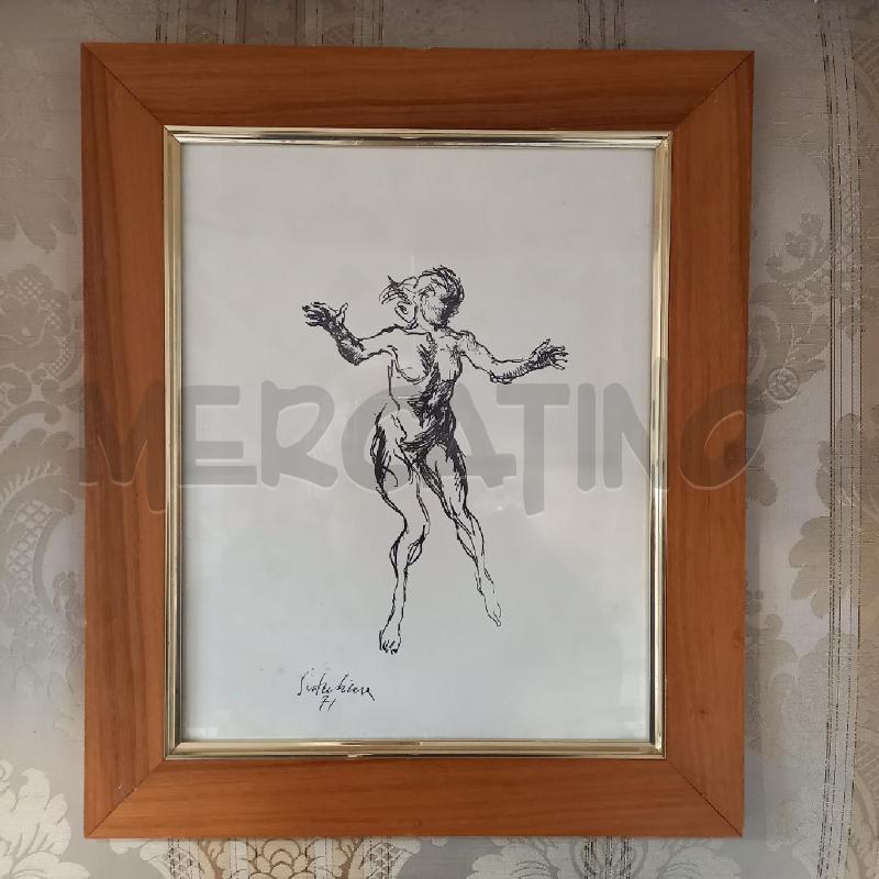 QUADRO FIGURA FEMMINILE CHINA | Mercatino dell'Usato Bologna 1