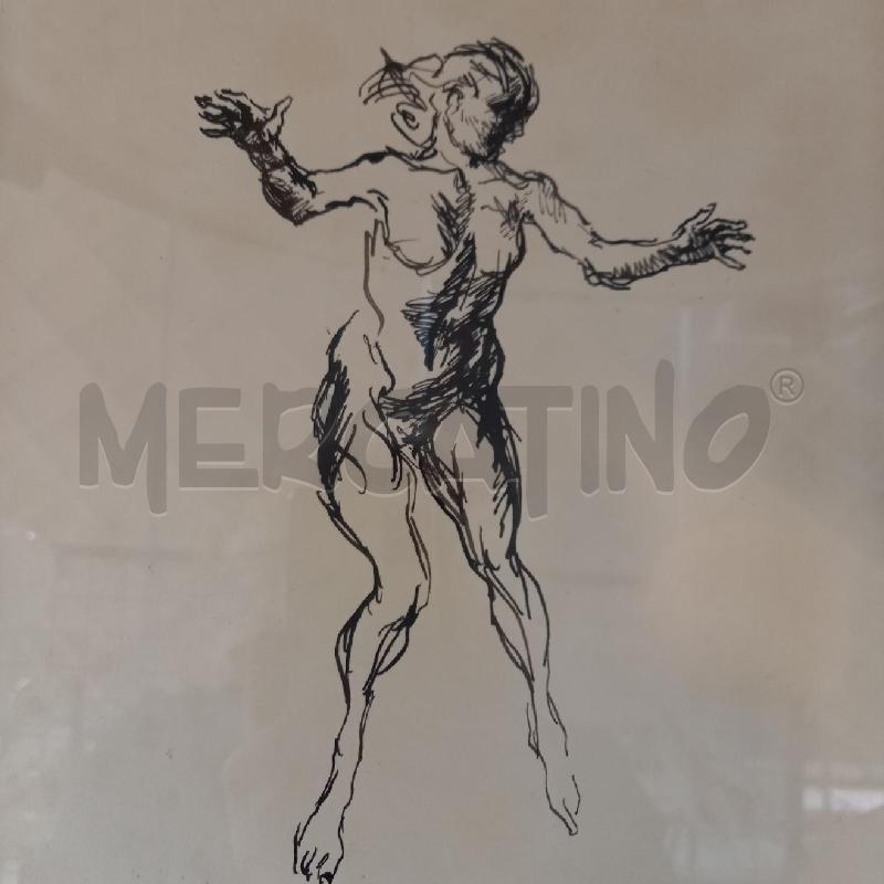 QUADRO FIGURA FEMMINILE CHINA | Mercatino dell'Usato Bologna 3