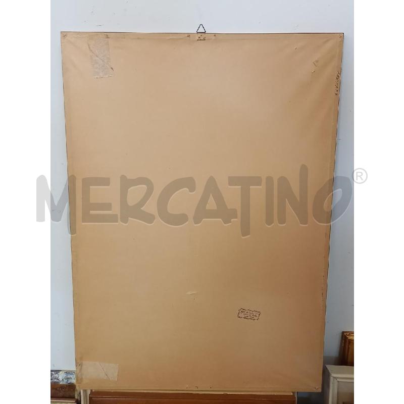 QUADRO FIGURA PENNA ACQUERELLATA | Mercatino dell'Usato Bologna 4