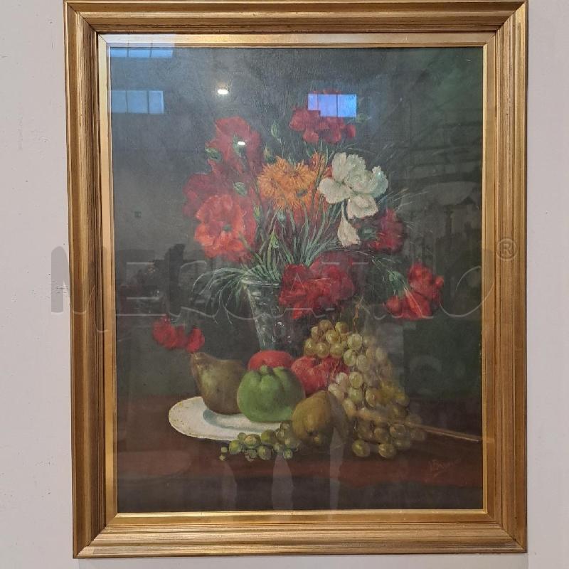 QUADRO FIORI CON FRUTTI | Mercatino dell'Usato Bologna 1