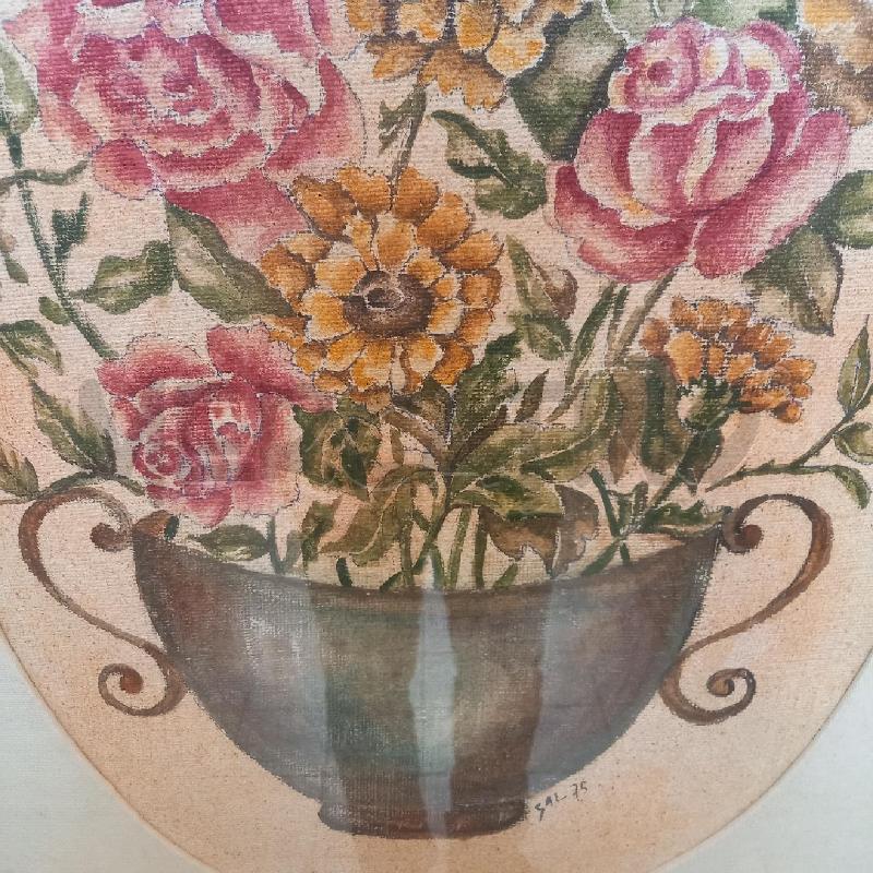 QUADRO FIORI IN VASO | Mercatino dell'Usato Bologna 3