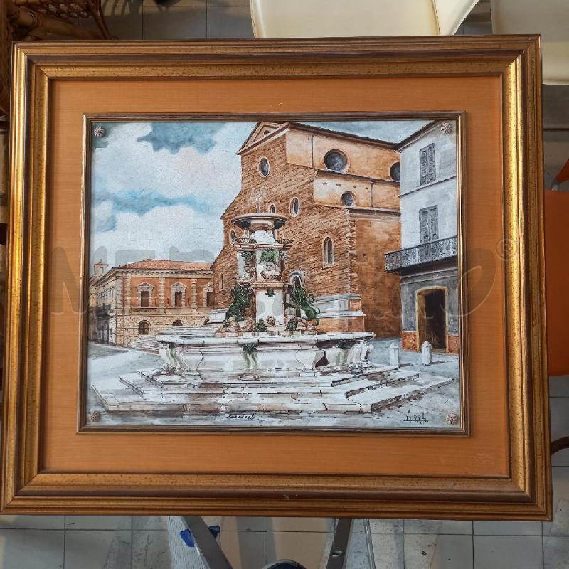 QUADRO FORMELLA CERAMICA  GIORGI FAENZA | Mercatino dell'Usato Bologna 1