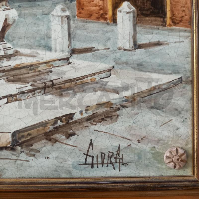 QUADRO FORMELLA CERAMICA  GIORGI FAENZA | Mercatino dell'Usato Bologna 2