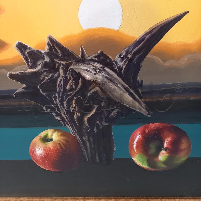 QUADRO GAETANO GIANGRANDI TRAMONTO MELE | Mercatino dell'Usato Bologna 4