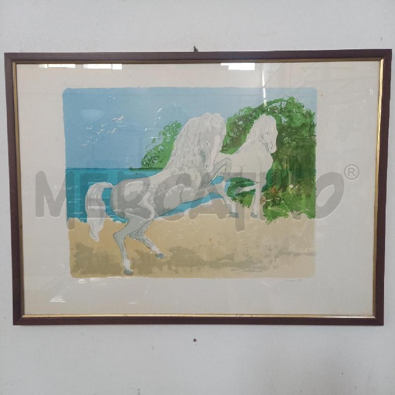 QUADRO GRAFICA 2 CAVALLI | Mercatino dell'Usato Bologna 1