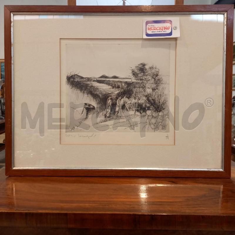 QUADRO GRAFICA A FIRMA CEREGATO | Mercatino dell'Usato Bologna 1