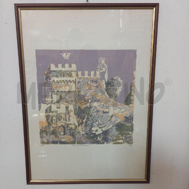 QUADRO GRAFICA CILIEGI CASTELLO  | Mercatino dell'Usato Bologna 1