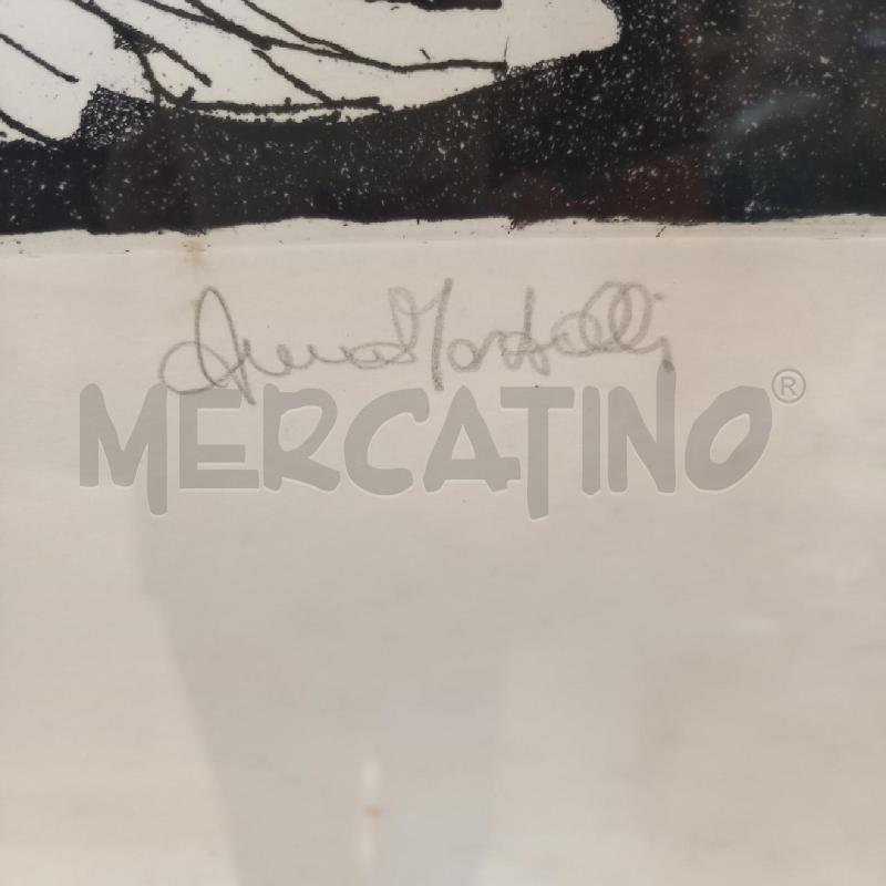 QUADRO GRAFICA COMBATTIMENTO TRA GALLI | Mercatino dell'Usato Bologna 2