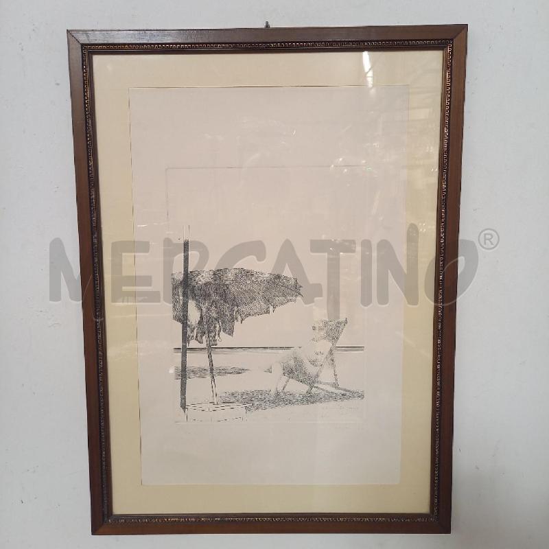 QUADRO GRAFICA DINO BOSCHI 1972  | Mercatino dell'Usato Bologna 1