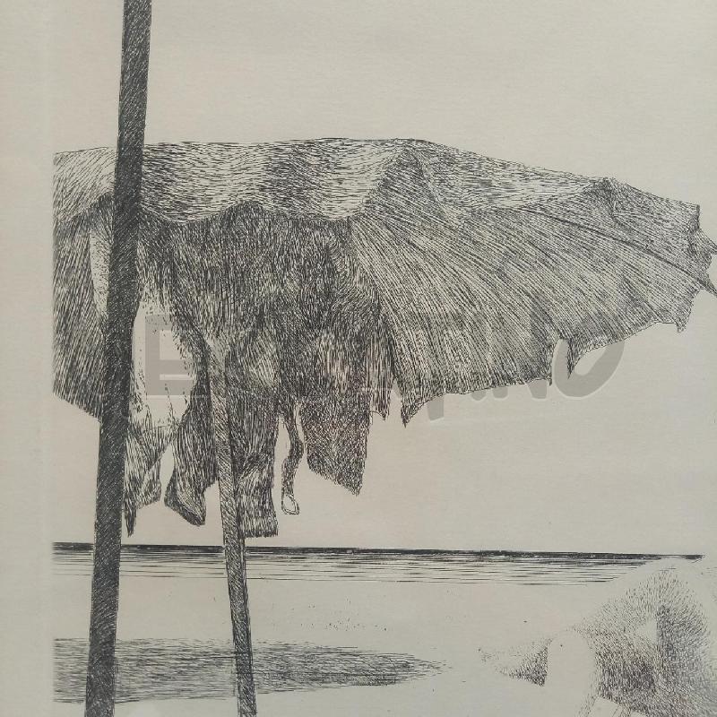 QUADRO GRAFICA DINO BOSCHI 1972  | Mercatino dell'Usato Bologna 5
