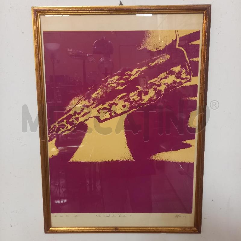 QUADRO GRAFICA DON CHISCIOTTE | Mercatino dell'Usato Bologna 1