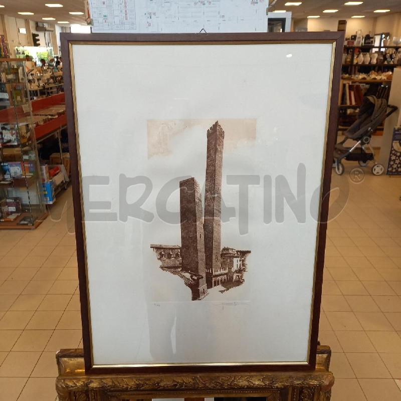 QUADRO GRAFICA DUE TORRI | Mercatino dell'Usato Bologna 1
