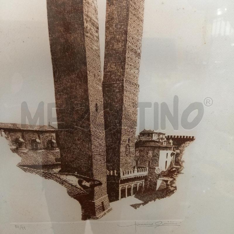 QUADRO GRAFICA DUE TORRI | Mercatino dell'Usato Bologna 4