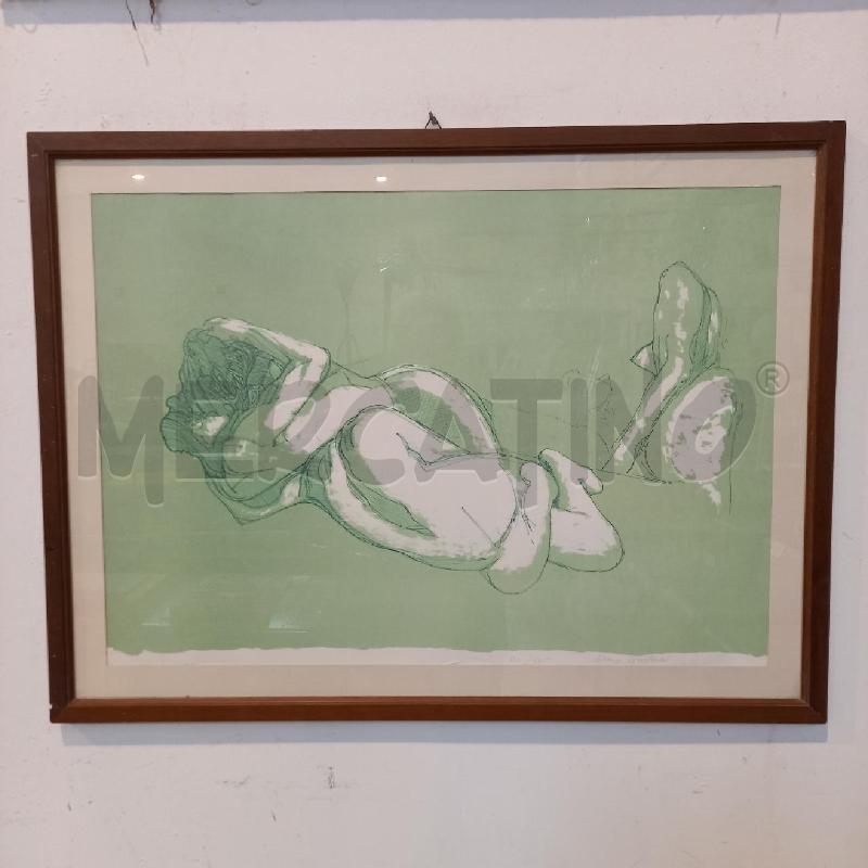 QUADRO GRAFICA FIGURE ABBRACCIATE | Mercatino dell'Usato Bologna 1