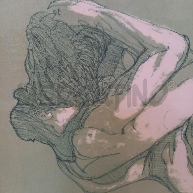 QUADRO GRAFICA FIGURE ABBRACCIATE | Mercatino dell'Usato Bologna 4
