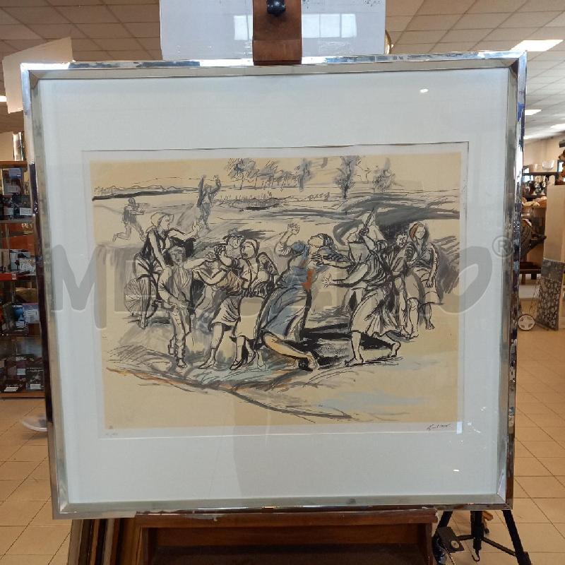 QUADRO GRAFICA GUTTUSO | Mercatino dell'Usato Bologna 1