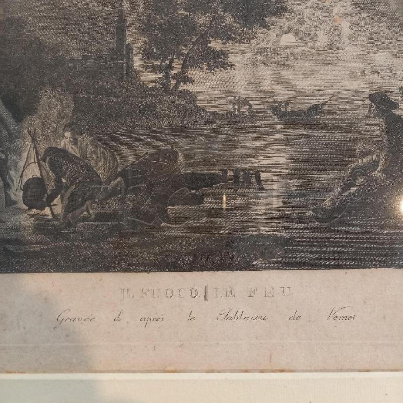 QUADRO GRAFICA IL FUOCO  | Mercatino dell'Usato Bologna 4