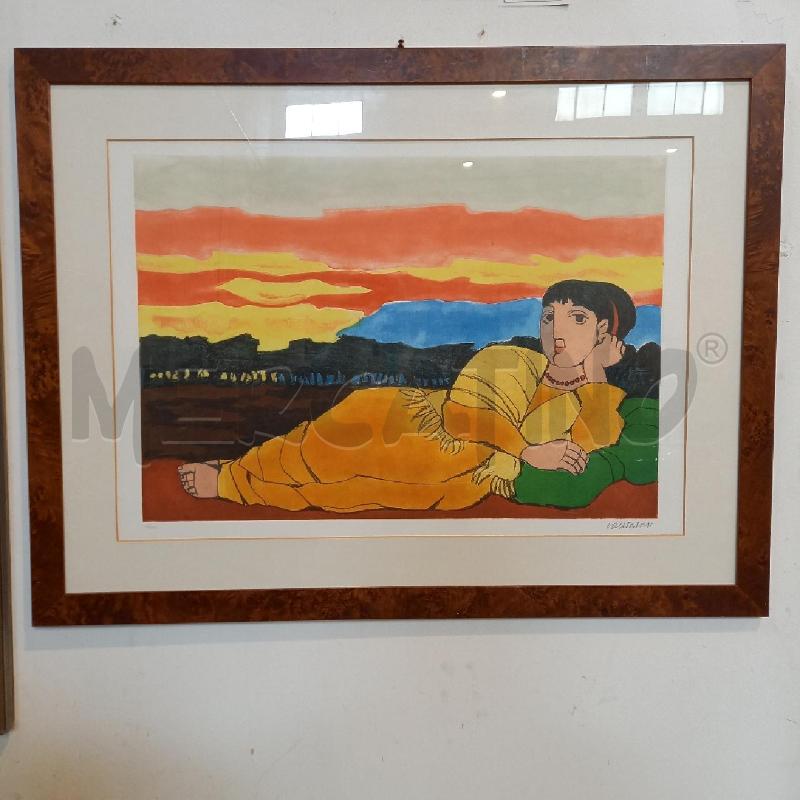 QUADRO GRAFICA ODALISCA  | Mercatino dell'Usato Bologna 1