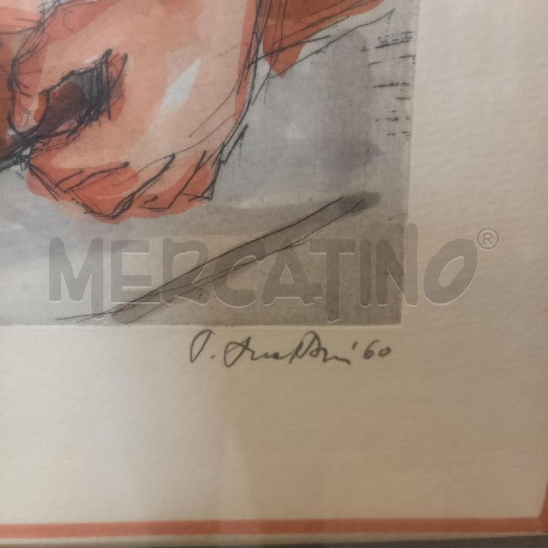 QUADRO GRAFICA PESCATORE FIGURE | Mercatino dell'Usato Bologna 2