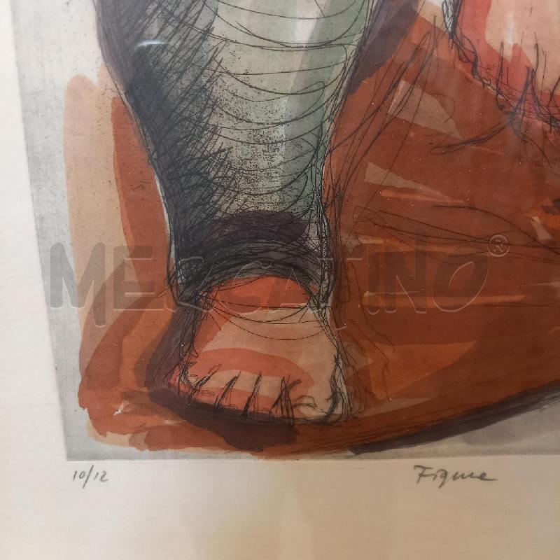 QUADRO GRAFICA PESCATORE FIGURE | Mercatino dell'Usato Bologna 3