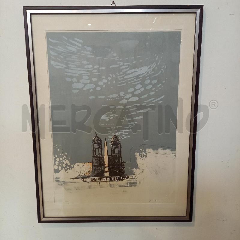 QUADRO GRAFICA PIAZZA DI SPAGNA | Mercatino dell'Usato Bologna 1