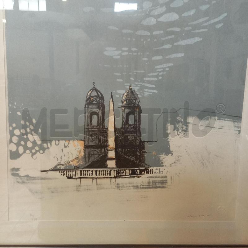QUADRO GRAFICA PIAZZA DI SPAGNA | Mercatino dell'Usato Bologna 4