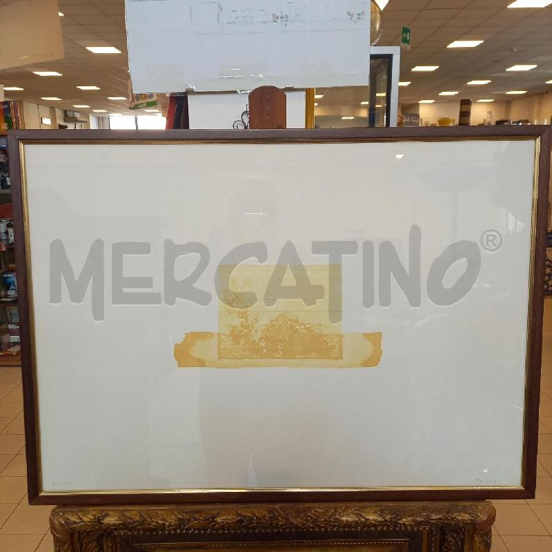 QUADRO GRAFICA PROVA AUTORE 1974 VEDUTA | Mercatino dell'Usato Bologna 1