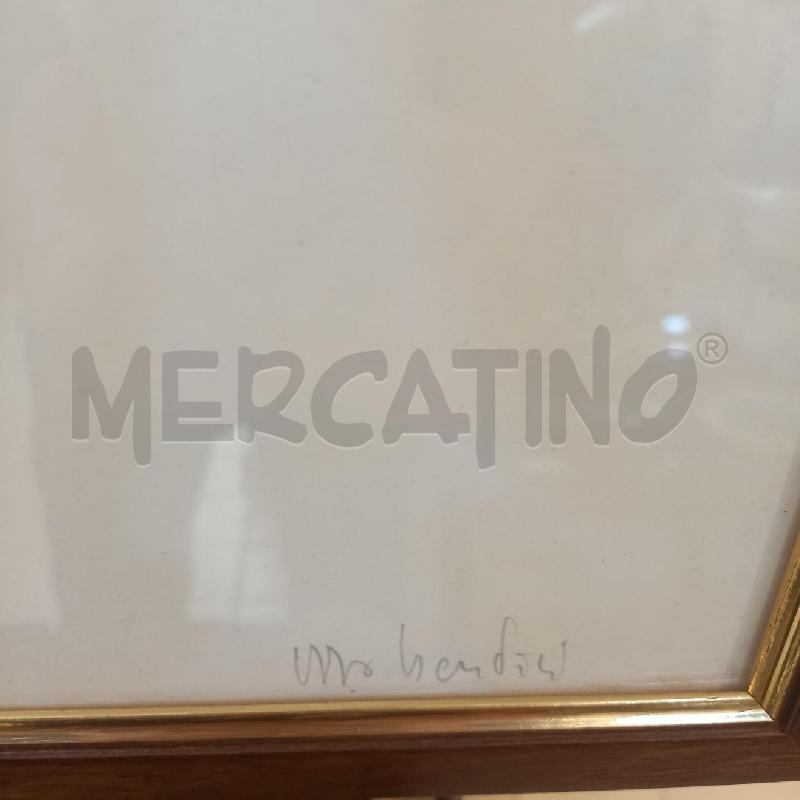 QUADRO GRAFICA PROVA AUTORE 1974 VEDUTA | Mercatino dell'Usato Bologna 2