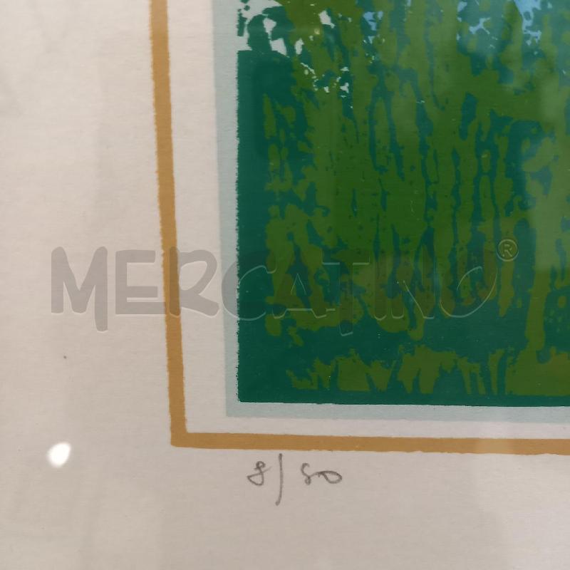 QUADRO GRAFICA VEDUTA CON CASE | Mercatino dell'Usato Bologna 3