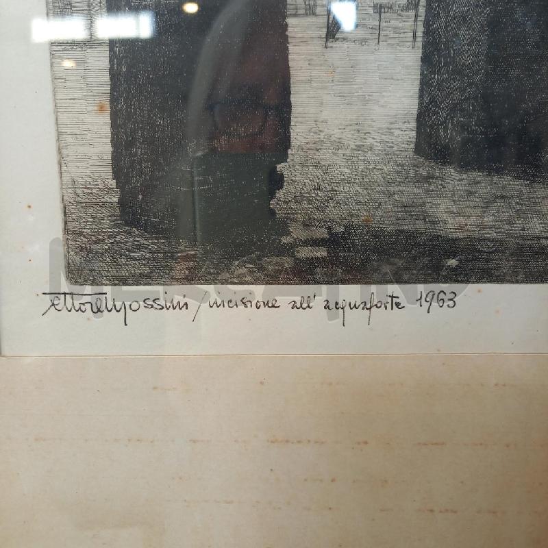 QUADRO INCISIONE PORTICO | Mercatino dell'Usato Bologna 2