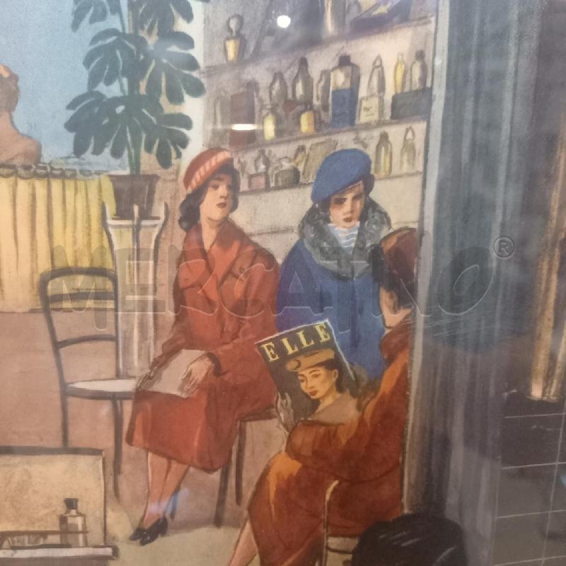 QUADRO MANIFESTO IL CHEZ LA COIFFEUSE | Mercatino dell'Usato Bologna 5