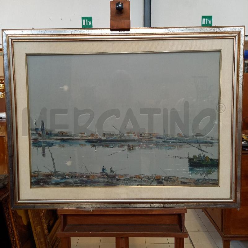 QUADRO MARINA CON PESCATORI | Mercatino dell'Usato Bologna 1