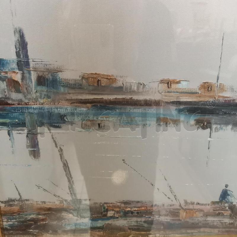 QUADRO MARINA CON PESCATORI | Mercatino dell'Usato Bologna 3