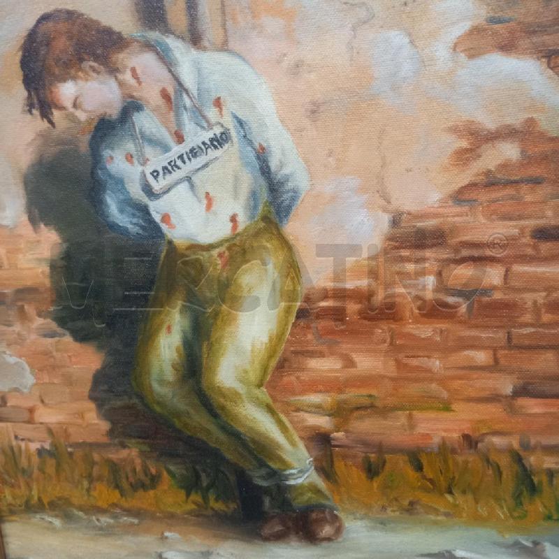 QUADRO MORTE PARTIGIANO | Mercatino dell'Usato Bologna 3