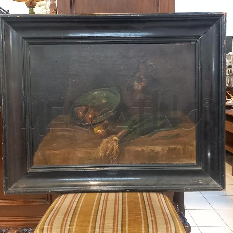 QUADRO NATURA MORTA CON BROCCA | Mercatino dell'Usato Bologna 1