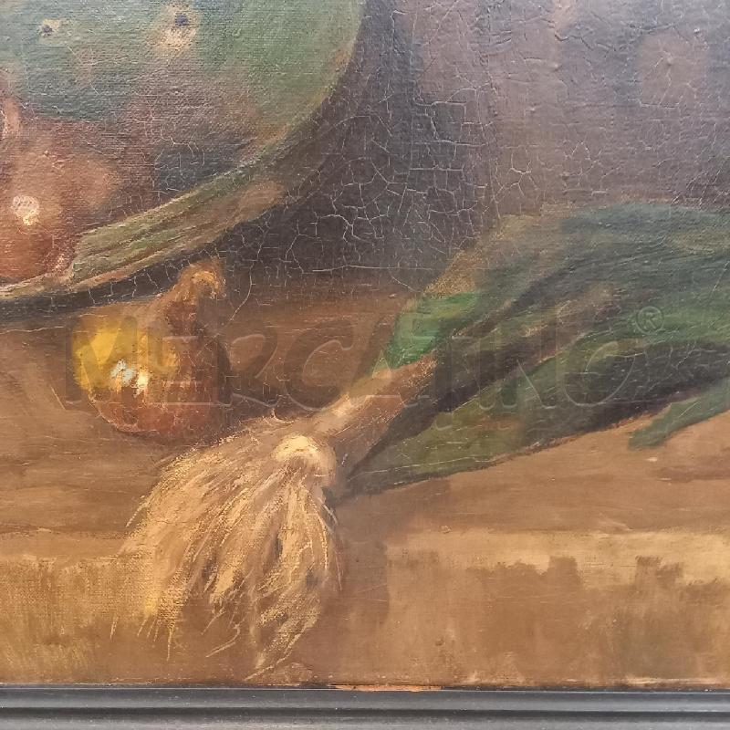 QUADRO NATURA MORTA CON BROCCA | Mercatino dell'Usato Bologna 2