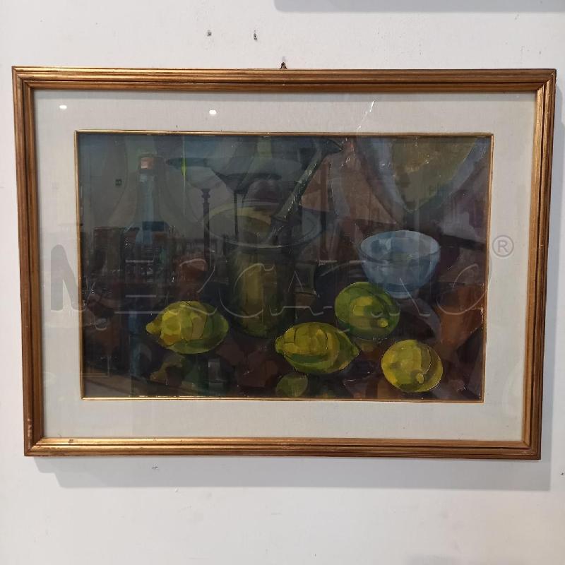 QUADRO NATURA MORTA CON LIMONI | Mercatino dell'Usato Bologna 1