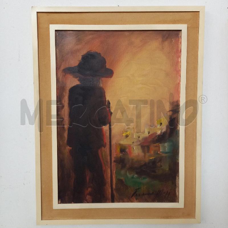 QUADRO OLIO SU TELA CONTEMPLAZIONE | Mercatino dell'Usato Bologna 1