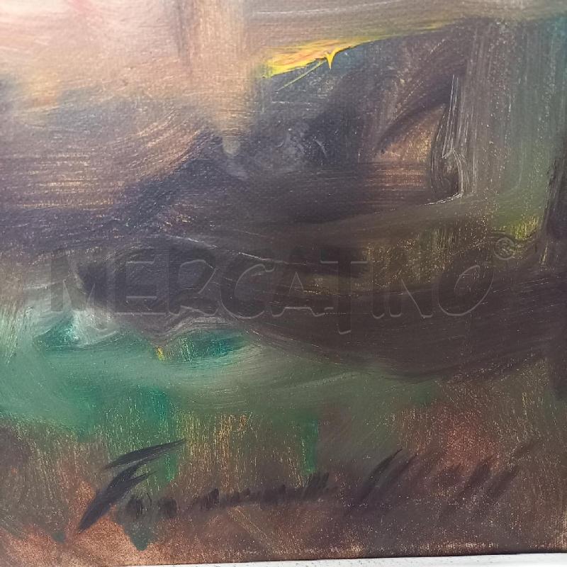 QUADRO OLIO SU TELA CONTEMPLAZIONE | Mercatino dell'Usato Bologna 2