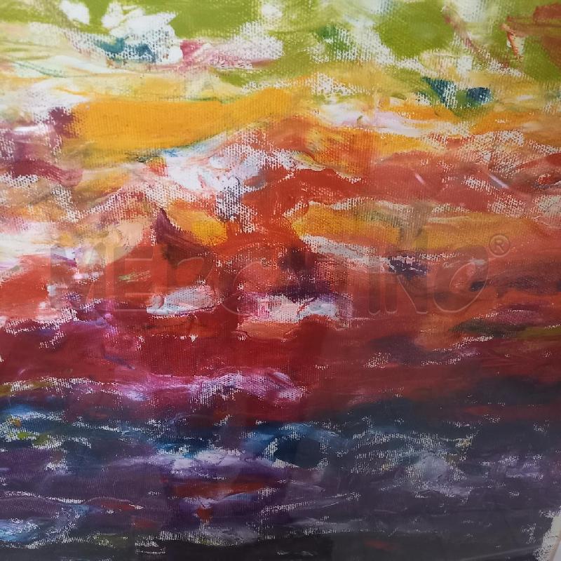 QUADRO PAESAGGIO ASTRATTO | Mercatino dell'Usato Bologna 3