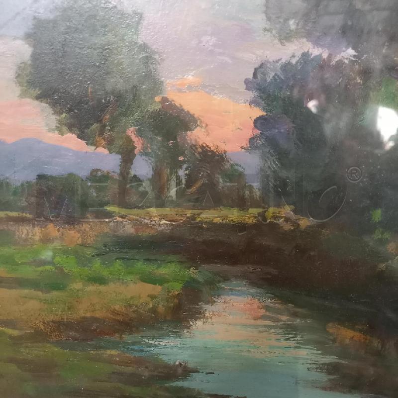 QUADRO PAESAGGIO FIUME | Mercatino dell'Usato Bologna 4