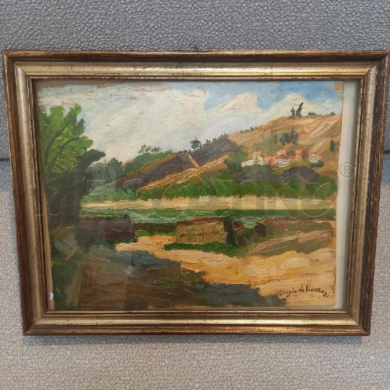 QUADRO PAESAGGIO GIORGIO DE VINCENZI | Mercatino dell'Usato Bologna 1