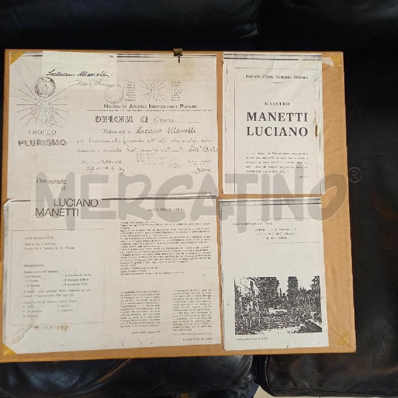QUADRO PAESAGGIO INNEVATO A FIRMA L.MANETTI | Mercatino dell'Usato Bologna 5