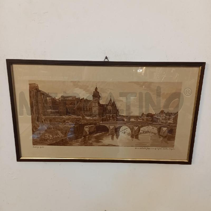 QUADRO PRINTED BY SEGALINI PARIGI | Mercatino dell'Usato Bologna 1