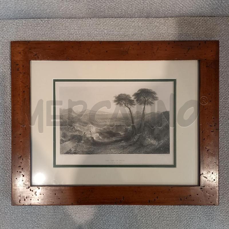 QUADRO STAMPA ALBERI E RUDERI | Mercatino dell'Usato Bologna 1