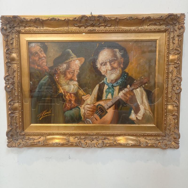 QUADRO SUONATORE DI MANDOLINO  | Mercatino dell'Usato Bologna 1