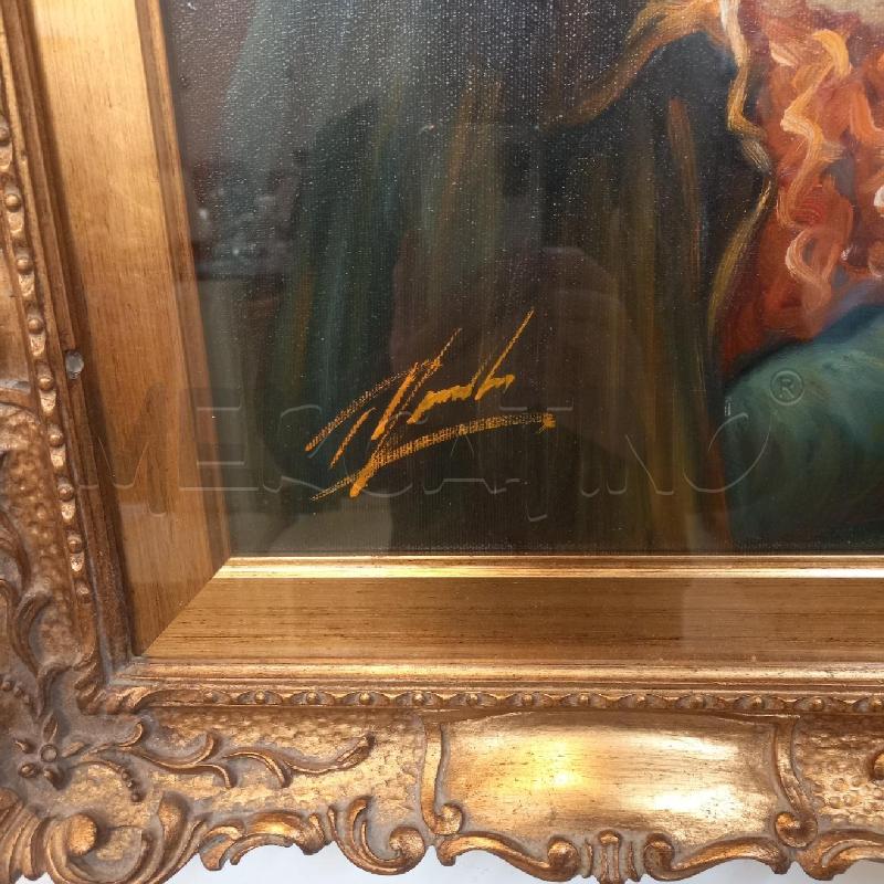 QUADRO SUONATORE DI MANDOLINO  | Mercatino dell'Usato Bologna 2