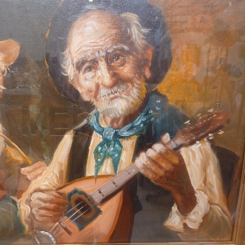QUADRO SUONATORE DI MANDOLINO  | Mercatino dell'Usato Bologna 3