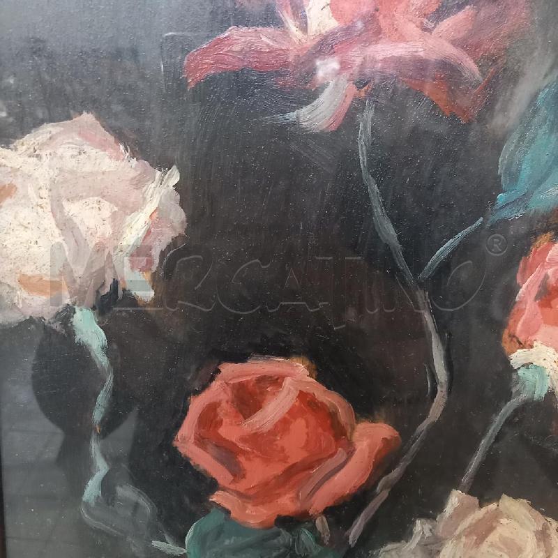 QUADRO VASO CON ROSE | Mercatino dell'Usato Bologna 3